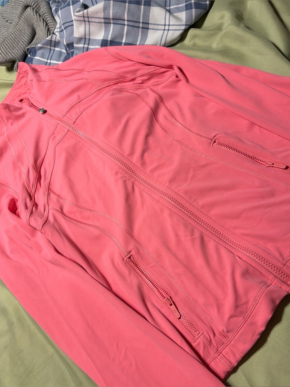 Sakura Pink Full-Zip Active Jacket